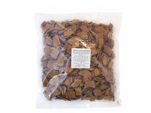 Сом (бабочка) холодного копчения: Гренки черные со вкусом красной икры