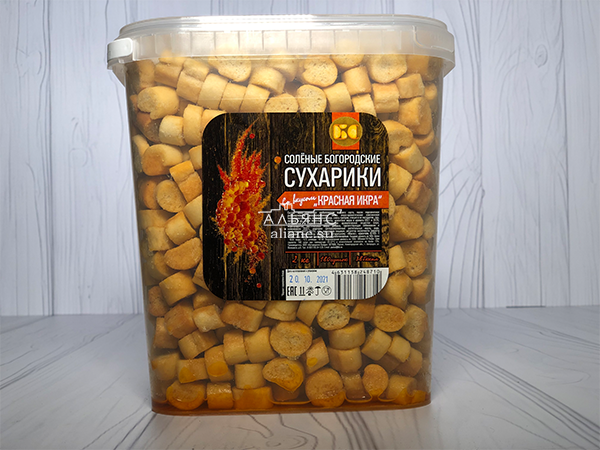 Сухарики с красной икрой в Балаково
