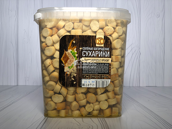 Сухарики с холодцом и хреном в Балаково