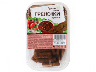 Лакедра: Сурские гренки с Аджикой (100 гр)