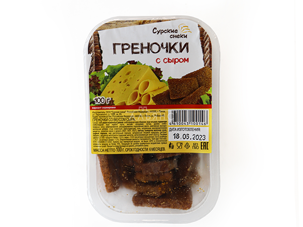 Сурские гренки со вкусом Сыра (100 гр) в Балаково