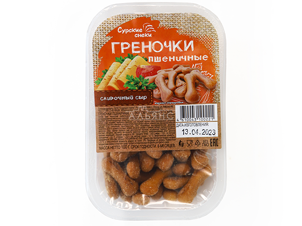 Сурские (ПШЕНИЧНЫЕ) Сливочный сыр (100 гр) в Балаково