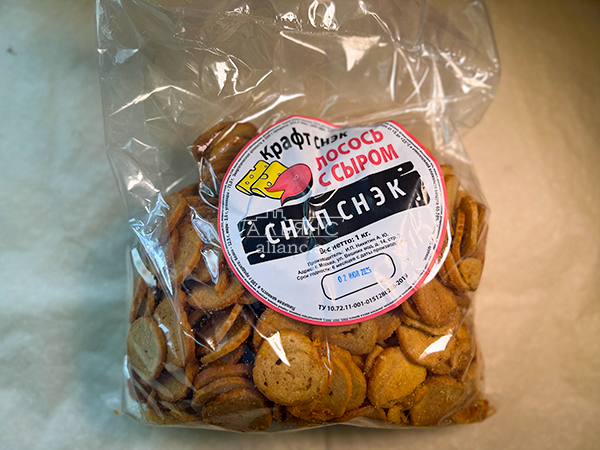 Снапсы ПШЕНИЧНЫЕ "Лосось с сыром" в Балаково
