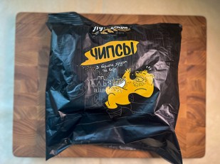 Чипсы из лаваша: Багет пшеничный карамелизированый лук