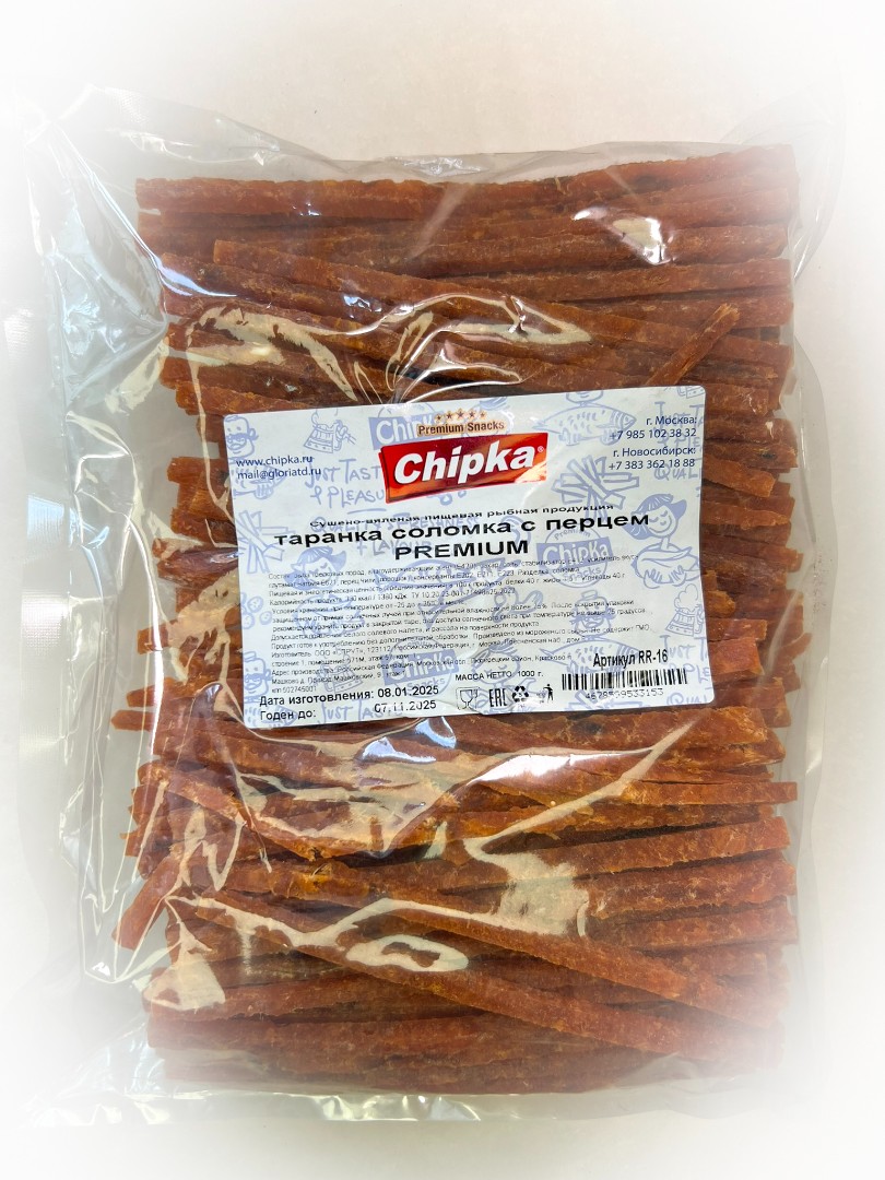 Таранка с перцем (соломка) (Chipka ПРЕМИУМ) в Балаково