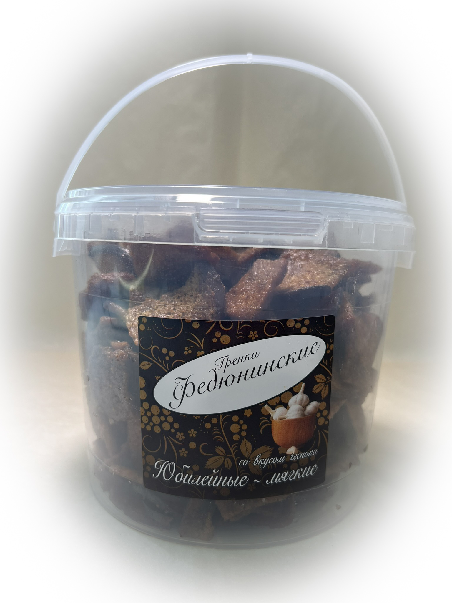 Гренки "ФЕДЮНИНСКИЕ" "Чеснок" (ведро 900 гр.) в Балаково