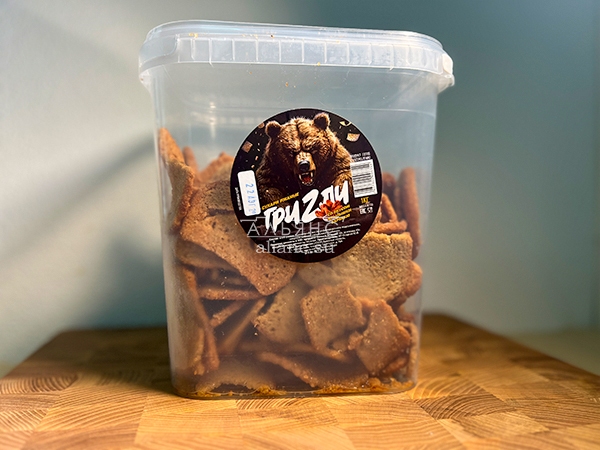 Ведро Ржаные гренки со вкусом Крылышки Барбекю (1 кг) в Балаково